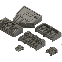 Chaos_WBs.PNG Free STL file Chaos Weapons Batteries・3D print design to download