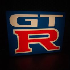 20230705_115530.jpg 3MF file GT-R Logo Light・3D printer model to download