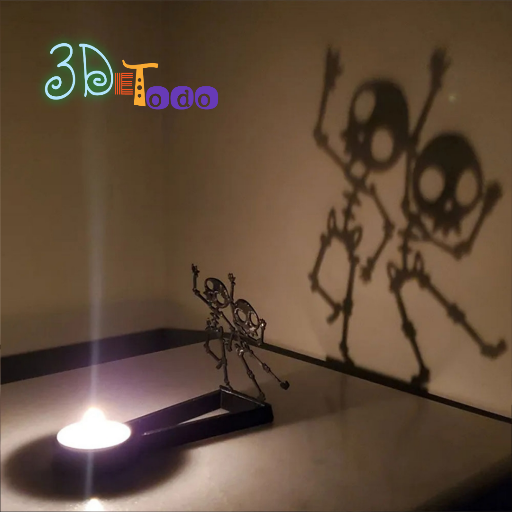 📽️ SHADOW PROJECTOR HORROR - DECORATION FOR HALLOWEEN PACK OF 5 SHADOWS ...
