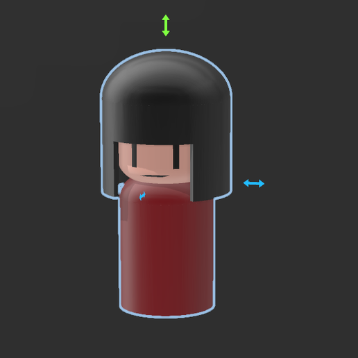 KOKESHI DOLL TO PAINT SMALL