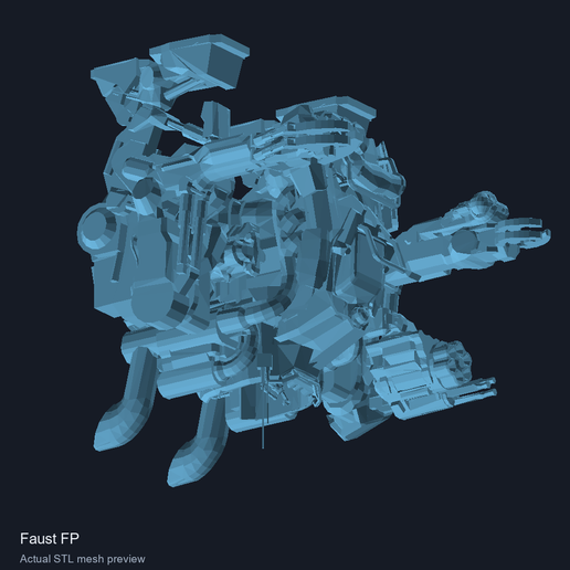 Wolfenstein The New Order - Faust FP STL