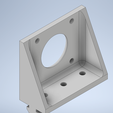 back.png Ender 3 (Pro) extruder mount for printer top relocation. All Stock Parts!