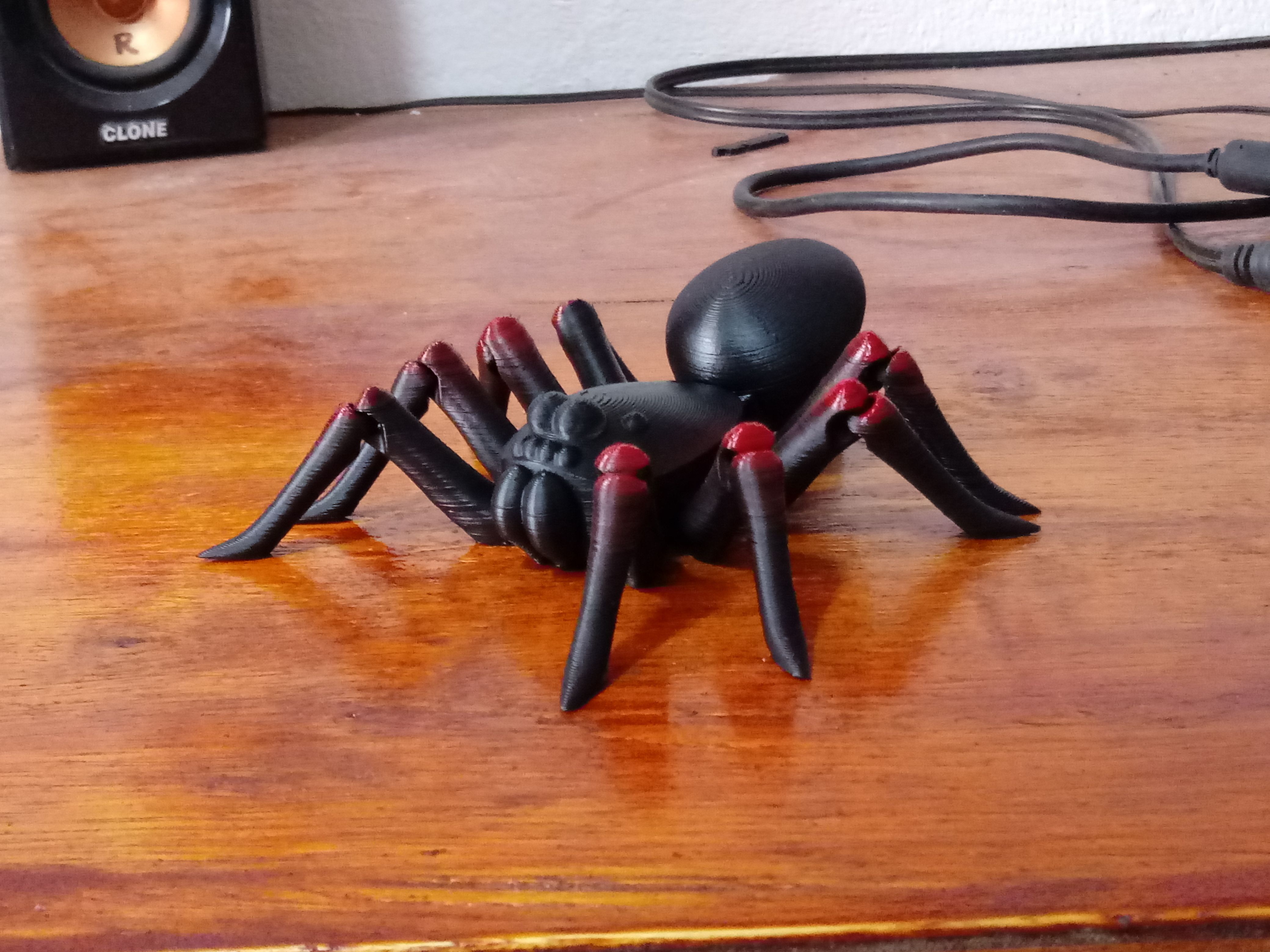 Aimant Frigo 3D Araignée Tarentule - Dimensions 9x7 Cm - Plastique Magnétique - Neuf