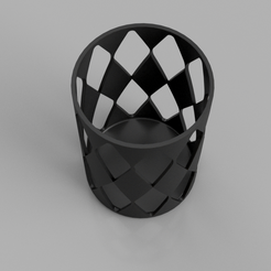 pen-vase-v1.png STL file Pen holder Vase・Model to download and 3D print