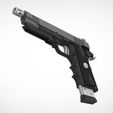 016.jpg Modified Remington R1 pistol from the game Tomb Raider 2013 3d print model