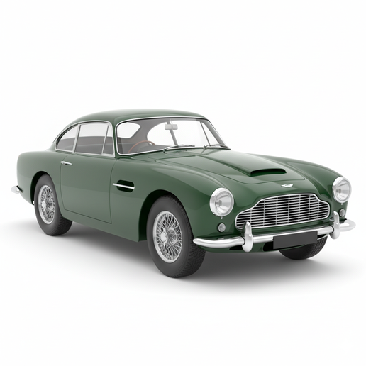 Aston Martin DB2 modern car STL, snap fit car STL, custom car STL, stance car STL, beginner friendly car STL, 1990s JDM car STL, 1:32 car STL, formula car STL, hot rod STL, sci fi car STL, automobile STL, body kit car STL, tuned car STL, classic V8 car ST