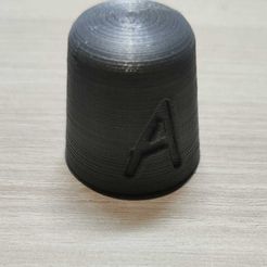 Dedal_A.jpeg STL-Datei Thimble letter A・3D-druckbares Modell zum herunterladen