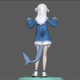 4.jpg GAWR GURA NORMAL VERSION STATUE CUTE GIRL ANIME CHARACTER 3D PRINT MODEL