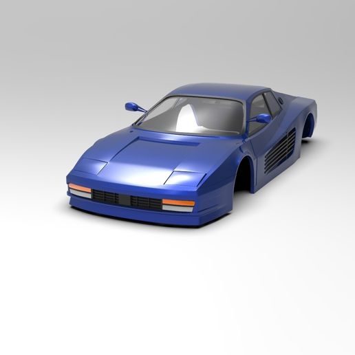 Ferrari Testarossa 512 TR Listo RC Body Shell