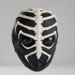 Masquerade_Final_Printed_render.jpg Masquerade Dopant headsculpt – Kamen Rider W (1:12 size)