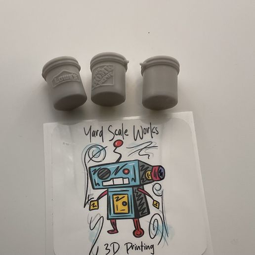 YSW Series 1:24 Utility Buckets | Home Depot & Lowe's Style Scale Replicas