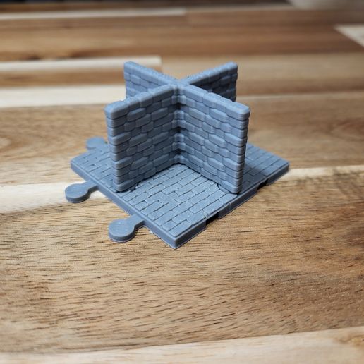 🎲 DnD walls 2.0 for modular system・ STL File for 3D printing・Cults