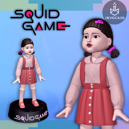 👧🏻 Young-Hee-Squid Game Doll-Season Outfit-Jump Rope AMS