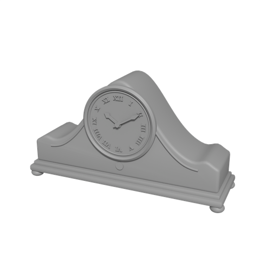 Napoleon Hat Mantel Clock, Vintage Tambour Clock