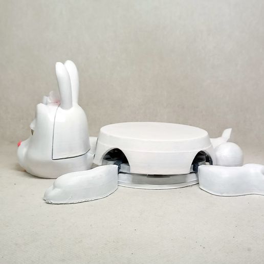 017.jpg bunny  cup holder  (No Supports needed)