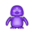 Penguin.stl Diorama de pingouin Flexi mignon