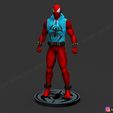 001c.jpg Scarlet Spider -Spider man - Marvel comics - High Quality 3D print model