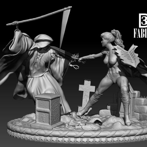 Venus VS Death reaper 3D model