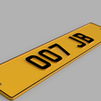 007_Number_Plate.png 007 Bond car UK number plate (scale)
