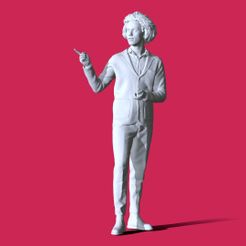m_00000.jpg OBJ file Miniature Pose Character C101・3D print object to download, Characters