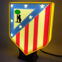 escudo3.png Atlético de Madrid Coat of Arms Lamp