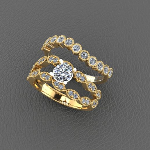 MILGRI WEDDING RING 3D model