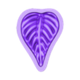 heart_leaf_femaleSTL.stl 09 Tropical Leaf Mold Collection - Silicone Maker