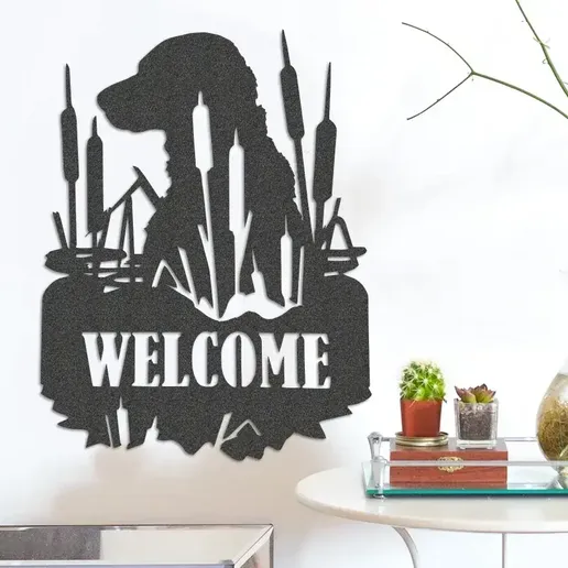 Welcome Labrador Sign