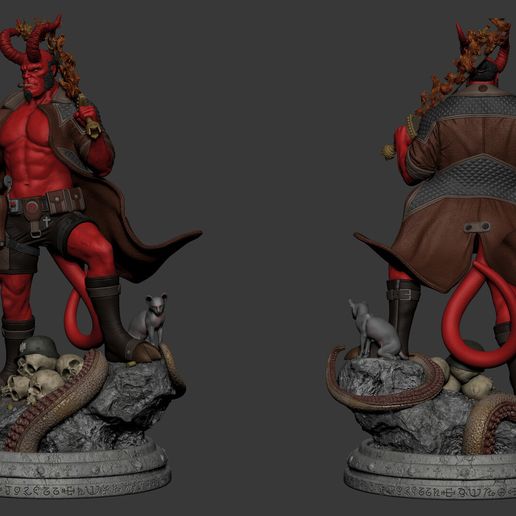 turino-3d-cor-05.jpg Télécharger fichier Bandes dessinées Hellboy 3d Model BPRD • Design à imprimer en 3D, carlos26