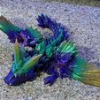 Baby-Kristallflügler-Drache, Cinderwing3D, bewegliches Flexi-Wackeltier, Druck an Ort und Stelle, Fantasy