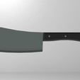 Binder1_Page_02.png Meat Cleaver Knife with Plastic Handle