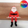 Flexi-Santa-Rembstudios-1.png Flexi Santa | Print in Place | NO Support | Christmas Design
