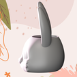 conejo-1.png Animals Heads 2 - Planter pots