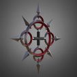 EternalFlamesPrint_frame_0210.jpg Kingdom Hearts Axel Eternal Flames Chakrams for Cosplay