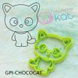GPI-CHOCOCAT.. > STL-Datei hello kitty Choco Katze Ausstechform, 8cm・Design für 3D-Drucker zum herunterladen