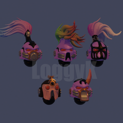 EC-helms.png Fichier STL III Casques des Hédonistes de l'Empereur x5 (Troupes bruyantes)・Modèle à imprimer en 3D à télécharger