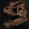 tyrannolophosaur-skull-jurassic-world-alive-model-3d-print-2.png tyrannolophosaur skull jurassic world alive model 3d print