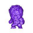 Funko Pop Style (1).stl Funko Pop Style, Green Giant Character 3D Print File
