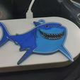 tiburon-foto.jpg Key ring of Bruce, the shark from Finding Nemo