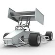 19.jpg Supermodified front engine Winged race car V4 Scale 1:25