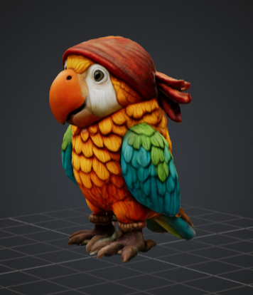 vet-1.png Pirate Parrot Pal 3D