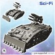 1-PREM-WB-VE-V18.jpg Raptor tanks pack No. 1 - Future Sci-Fi SF Post apocalyptic Tabletop Scifi Wargaming Planetary exploration RPG Terrain