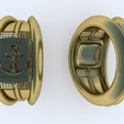 Rend_2.png Sea - Signet Ring 3D model