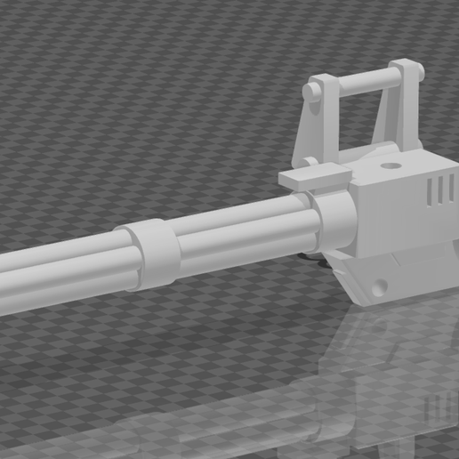 ⚙️ Very Heavy Autocannon・Free STL File for 3D printing・Cults
