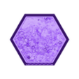 Rocky Ground Base - Solid (1).stl Bases hexagonales texturées Rocky Ground pour BattleTech