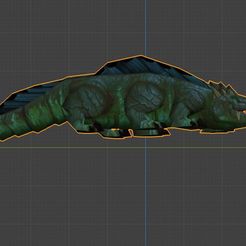 croco.JPG Archivo STL gratis cocodrilo・Diseño de impresión 3D para descargar