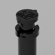 DoobToobBlack.png Bar End Storage Tube - DoobToob