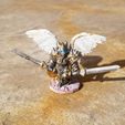 Valkyrie Dual Swords.jpg STL file Armored Valkyrie With Twin Swords・3D printing model to download