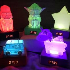 IMG_0113_small.jpg 3D-Datei Light Up Clock 2.0 kostenlos・3D-Druck-Modell zum herunterladen