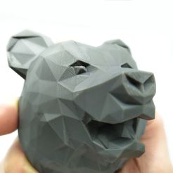 Decoration_OursLowPoly1.jpg Archivo STL Decoración - Oso (LowPoly)・Modelo de impresora 3D para descargar